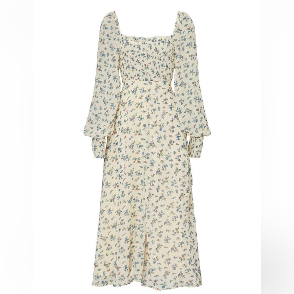 Sweet Baby Jamie floral smocked maxi dress